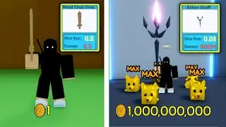 I Became The Strongest Player in🗡️ Slashing Simulator (ROBLOX)