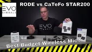 CaTeFo Star200 T1, T2 Wireless Microphone System Overview - RODE Wireless GO Alternative?