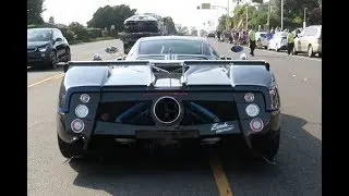 $2.0 Million PAGANI ZONDA driving around LOS ANGELES