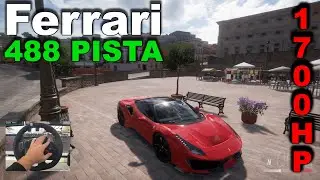 FERRARİ 488 PISTA OFFROAD GAMEPLAY / FERRARİYİ KUM YOLDA SÜRÜYORUM #gameplay - G29
