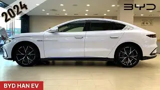 New Arrival! 2024 BYD HAN EV - Exterior and Interior Walk-around