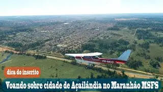 Voando sobre cidade de Açailândia no Maranhão MSFS