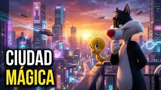 Big City Fun! 🎵🐱🐥🍯🌳🚦🪧🚏🌆🏙️ #createvisualfuture #funsongs