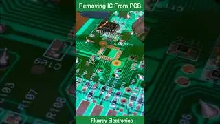 🤯IC Removing techniques from PCB, PCB Desoldering Techniques #pcb #ic #soldering #desoldering