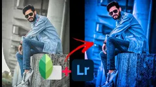 Snapsheed & lightroom blue effect background editing trick🔥| simple trick change background clour.