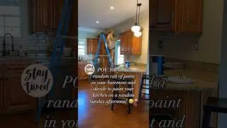 Painting The Kitchen Alabaster By Sherwin Williams #paintingideas #sherwinwilliams