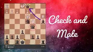 Checkmate with Queen.