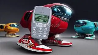 2 Second Among Us Drip on Nokia [4K]