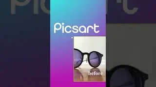 How editing photos with mobile and Photo reflection in glasses #short