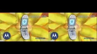 Motorola V5 3D Advertisement Video Stereoscopic for 3DTV Commercial Spot
