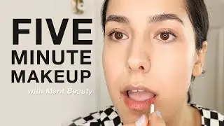 5-Minute Morning Minimalist Makeup Challenge + Review (ft. Merit Beauty)