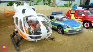 Acting in the City: Police Car along with other characters