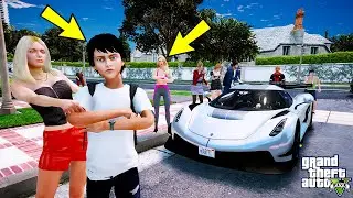 ATEŞ GOES TO SCHOOL IN HIS BROTHER'S NEW CAR AND THE GIRLS FALL IN LOVE! - GTA 5