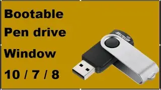 How to install Window using Pendrive | Make Pendrive Bootable kaise banaye is video ma janye..
