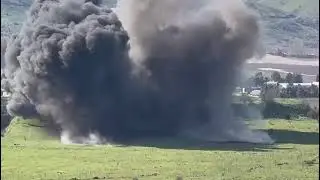 פיצוץ מוקשים של צה"ל ברמת הגולן.