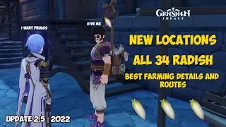 Radish Locations | Detailed, Fast and Efficient Route | Genshin Impact
