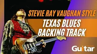 Stevie Ray Vaughan Style | Texas Blues Guitar Backing Track in E | SRV