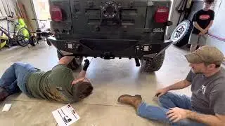 Awesome Jeep Wrangler YJ Rear Bumper From Yita Motors Review and Installation.