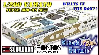 1/200 IJN Yamato Battleship Gallery Model Kit Super Upgrade Set from Pontos Model & Kings Top Detail