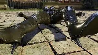 Tekken 7 Bryan Winpose Nina Black Leather Suit(original banned creator)