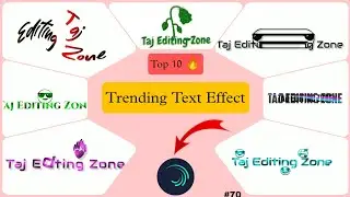 Top 10🔥 Trending Text Effect Preset || New Text Effect Preset Alight Motion || Alight Motion Editing
