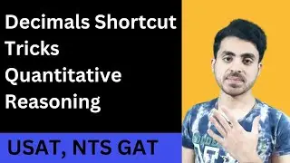 Decimal Numbers Short Trick Multiplication Division - Quantitative Reasoning NTS GAT, USAT, NAT, HAT