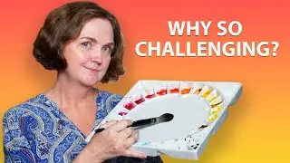 Why is painting in watercolor so challenging?
