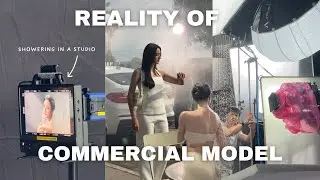 what it's really like being a COMMERCIAL MODEL 🎬 | behind the scenes, real talk, and set life