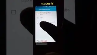your phone storage full / memory full / change this setting