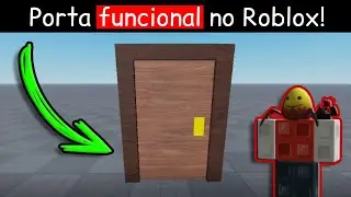 Como Fazer uma Porta FUNCIONAL no RobloxStudio!