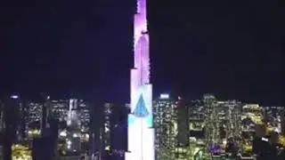 Happy New year world 2021 from Dubai at the Burj Khalifa , fireworks #burjkhalifa #dubai #2021