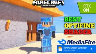 BEST SHADER FOR LOW END DEVICES WITH OPTIFINE | NO NAME SHADER | RTX SHADER FOR MINECRAFT