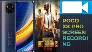 Pubg poco X3pro screen recording
