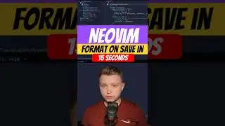 Format On Save Neovim in 15 Seconds 