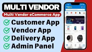 Make Multi Vendor eCommerce App | how to make shopping app like Flipkart | how to make ecommerce app