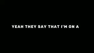 darci - on my own lyrics overlay (they say that I'm on a roll)