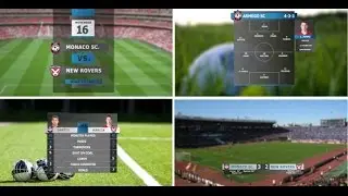 Flat Soccer Titles | After Effects Template | Broadcast Packages
