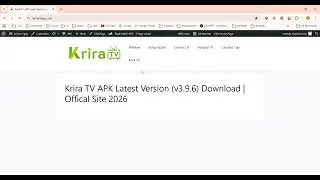 Krira TV App Downloader – Fast, Secure & Easy Access to Live Sports