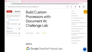 Build Custom Processors with Document AI: Challenge Lab || 