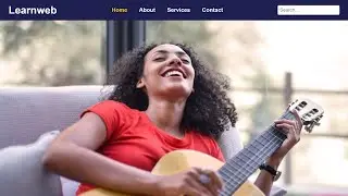 How to Create a Navigation Bar with Flexbox in HTML & CSS | HTML CSS Tutorial for Beginners