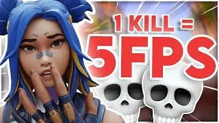 If I get a kill, the fps increases (Valorant Challenge)