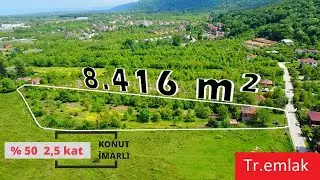 KARTEPE MAŞUKİYE DE DOĞA İLE İÇ İÇE  % 20 2,5 KAT 8416 M² ARSA