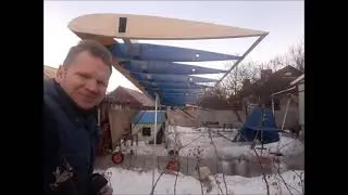 Рождение самолета 4  или самолетик с поворотными крыльями.