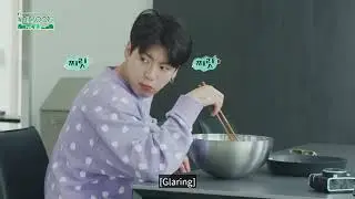 you know the food is good when jungkook starts to eat in angry