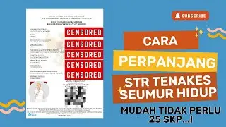 CARA PERPANJANG STR TENAGA KESEHATAN SEUMUR HIDUP TAHUN 2024