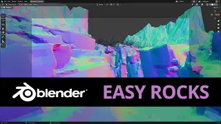 Blender 3D AAA Nodes For Total Beginners - Rock Formation
