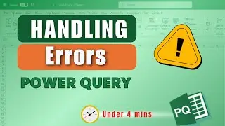 2 Best ways to Handle ERRORS in Power Query