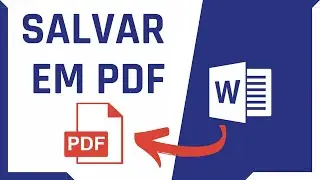 COMO SALVAR DOCUMENTO DO WORD EM PDF | Dica Rápida #13
