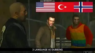 GTA 4 - 3 LANGUAGE AI DUBBING - RASK AI