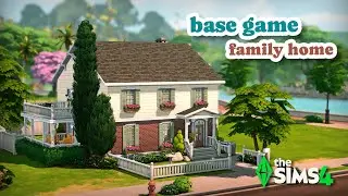 The Perfect Base Game Family Home | The Sims 4 Speed Build